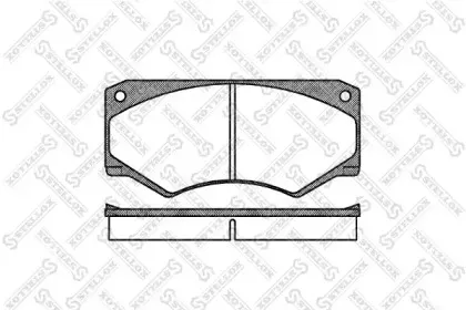 Комплект тормозных колодок, дисковый тормоз STELLOX купить